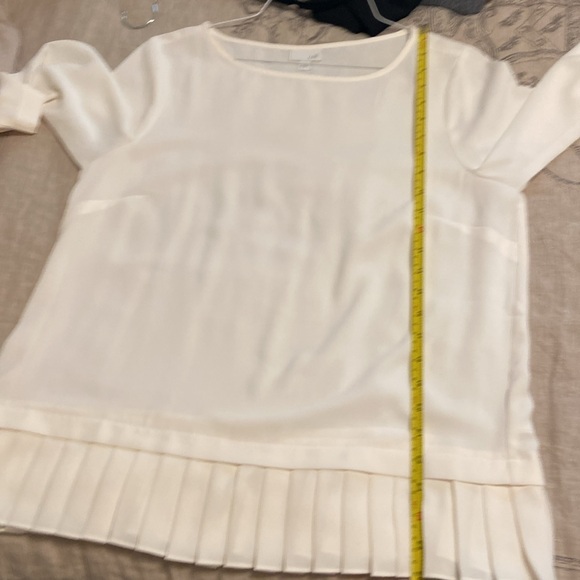 J. Jill ivory blouse - Picture 7 of 8